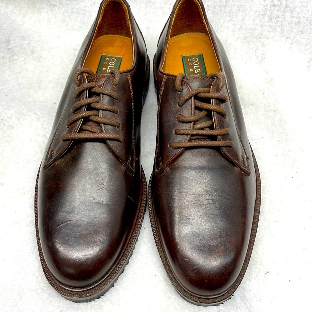 NEW!!! Cole haan tie up loafers men sz 8.5m 6361 03-6